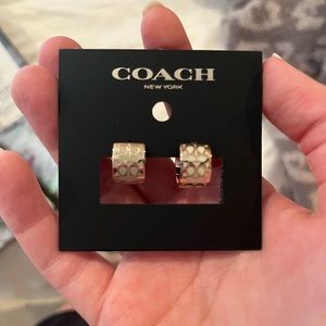 Coach cuff earrings